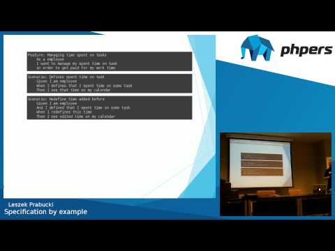 Specification by example - Leszek Prabucki - PHPers Trójmiasto 03-2014