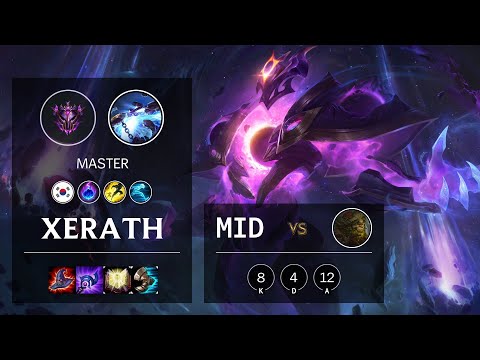 Xerath Mid vs Ivern - KR Master Patch 10.16