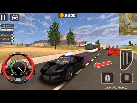 Luxury Black Police Car Driving Simulator #269 Offroad Game 2020 - Android Gameplay