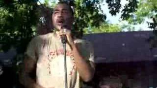 George Huff singing "See What God Can Do" in Cleburne, Texas