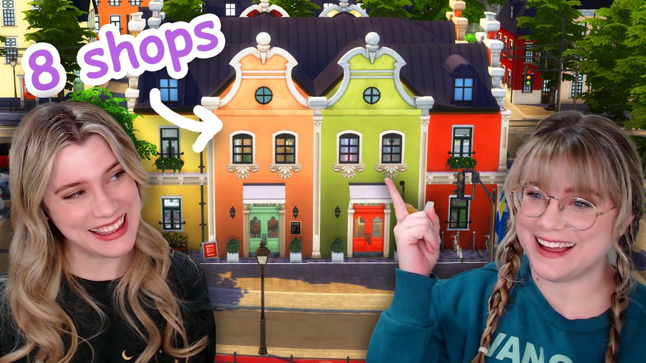 building a mall WITH apartments in the sims 4 | Businesses & Hobbies Pt 2