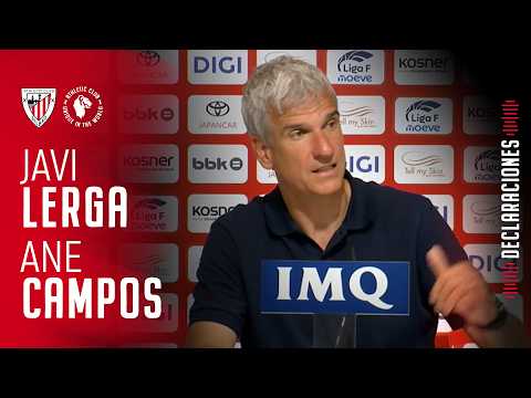 Imagen de portada del video 🎙️ Ane Campos & Javi Lerga | post Athletic Club 4-1 Alhama CF | Liga F 2025-26 MD30