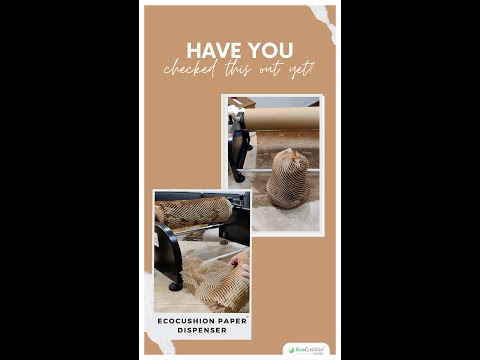 Ecocushion paper bubble wrap dispenser