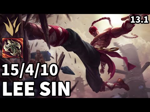 Lee Sin Jungle vs Diana - EUW Challenger | Patch 13.1