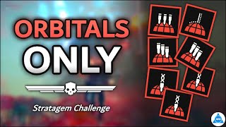 ORBITALS ONLY Stratagem Challenge | Solo D10 Full Clear Gameplay | Helldivers 2