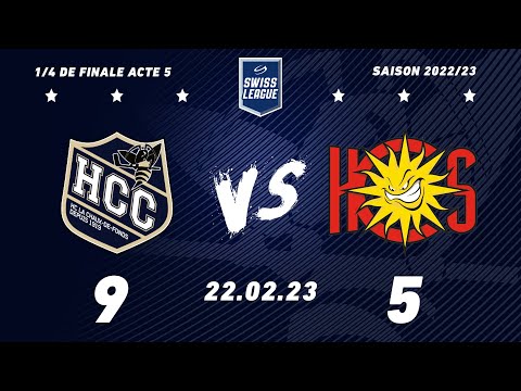 22 février 2023 HC La Chaux-de-Fonds – HC Sierre (9-5)