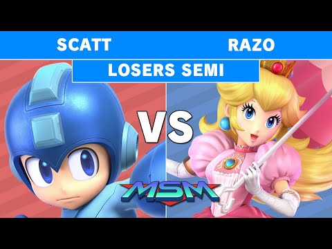 MSM 200 - Razo (Peach, Daisy) vs MVG | Scatt (Snake, Mega man) Losers Semi - Smash Ultimate