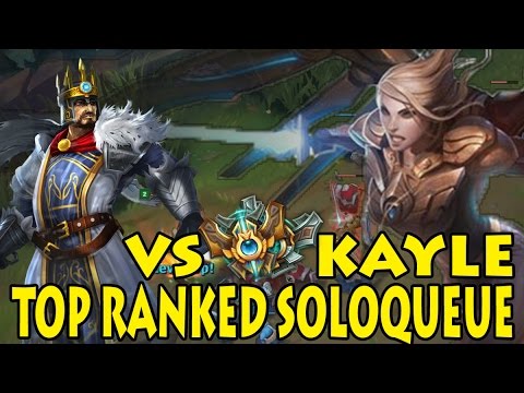 TRYNDAMERE VS KAYLE TOP LANE - "CHALLENGER ELO" RANKED SoloQ - Season 7: Patch 7.6