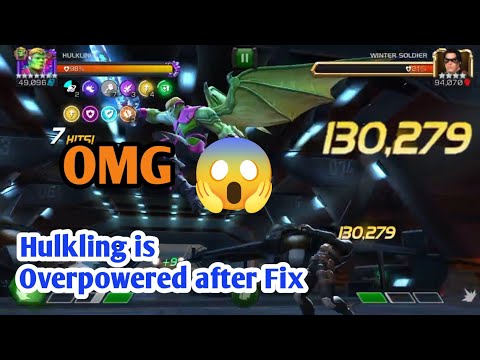 500K+ health in just 28 seconds | Fixed Hulkling dealing Crazy Damage MCOC 