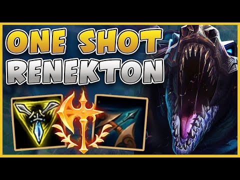 NUCLEAR ONE SHOT RENEKTON!?! THE BURST IS INSANE!!! RENEKTON VS TEEMO! PATCH 9.12
