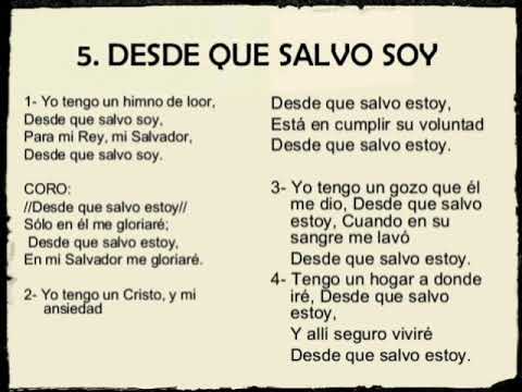 Himno 5 DESDE QUE SALVO ESTOY pista instrumental por Amizadaim Mizrraim