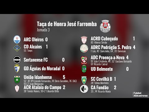 Taça de Honra 25/26 | Jornada 3