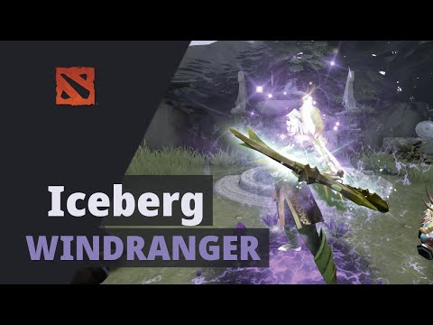 Iceberg plays Windranger Dota 2 Full Game