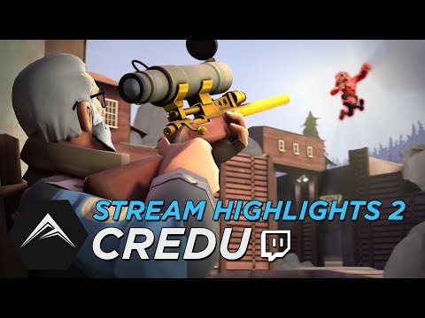 VAC TIER SNIPING... CREDU STREAM HIGHLIGHTS #2 - TF2