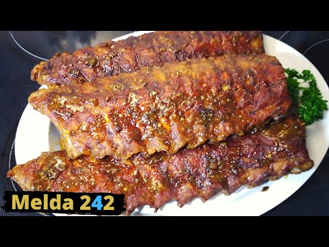HOW TO MAKE BBQ BABY BACK RIBS IN THE OVEN | BAHAMIAN COOKING