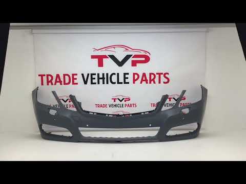 Fits Mercedes E-Class W212 2009-2013 Front Bumper Primed Pdc & Washer Hole Avantgarde video