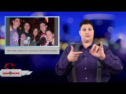 New York family of 5 killed in Costa Rica crash (ASL - 1.1.18)