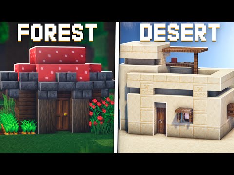 Borschy - Minecraft: 3 Starter Houses for 3 Different Biomes #3