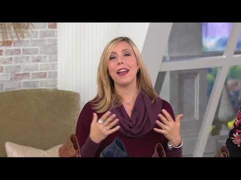 Clarks Leather & Suede Lace-up Ankle Boots - Tamitha Key on QVC