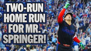 SPRINGER DINGER! George Springer lifts a two-run home run in Toronto against the Yankees ????
