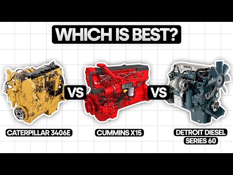 Cat 3406E VS Cummins X15 VS Detroit Diesel : Which is the best engine for your truck?