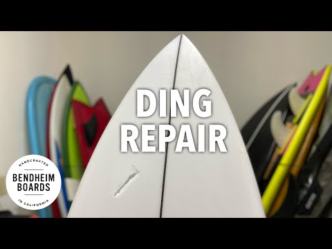 Surfboard Ding Repairs [PU Foam + Polyester Resin]
