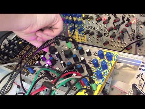 Modularsynth Snazzy FX Dreamboat, Ardcore & Make Noise DPO