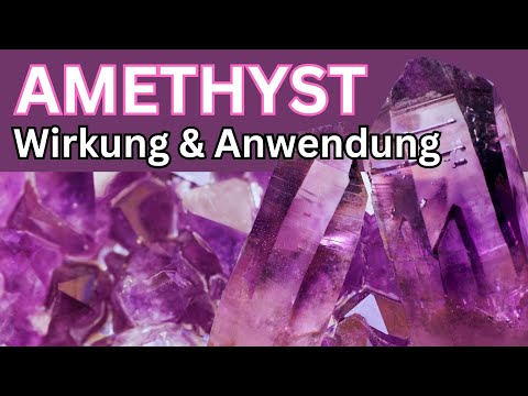 Amethyst's effects and uses as a healing stone 💎 Crystal