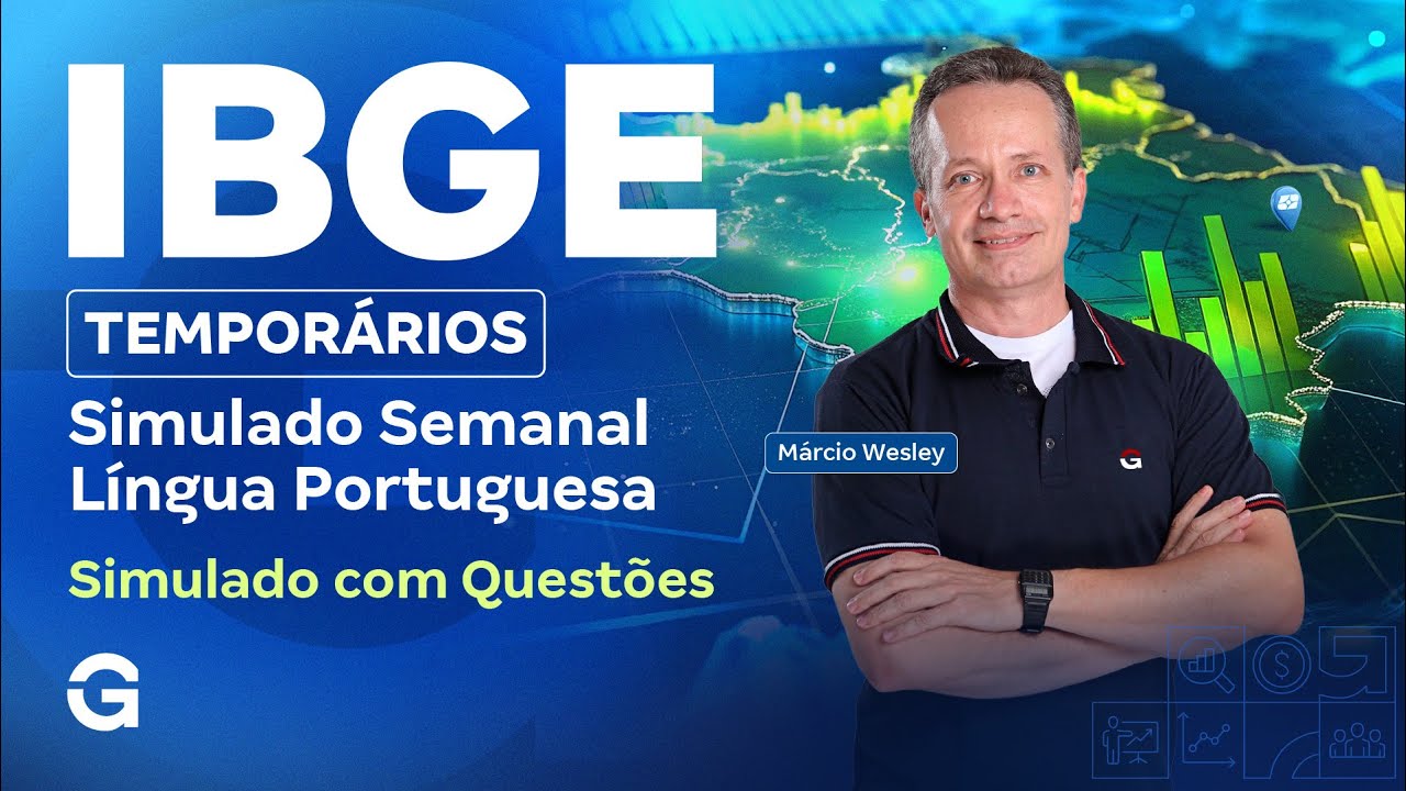Concurso IBGE Temporários | Simulado Semanal de Língua Portuguesa: Simulado com Questões