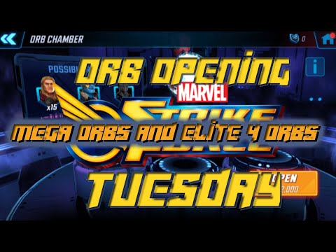 Marvel Strike Force: Orb Opening Tuesday 11/26/19 + Mega & Elite 4 Orbs