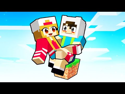 ENES ARSLAN VE KIZ HAYRAN MİRAY TEK BLOK - 😨 Minecraft