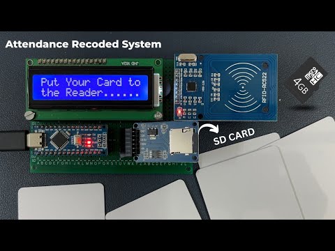 RFID Card Based Attendance Machine