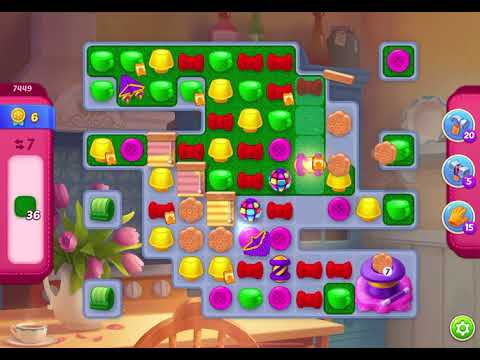 HomeScapes Level 7449 no boosters (11 moves)