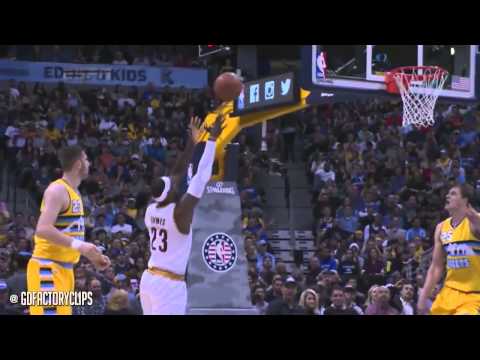 LeBron James Full Highlights 2014.11.07 at Nuggets - 22 Pts, 11 Assists, 7 Rebs.