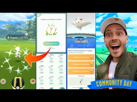 Giornata Piena di SHINY! Community Day TOGETIC - Pokémon GO