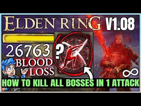 New 1.08 INSANE Bleed Build is Actually BROKEN - Double Blood = MASSIVE Damage - Best Elden Ring!