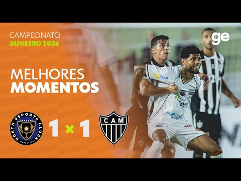 Gols e lances de North x Atlético Mineiro