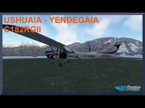 Ushuaia (SAWH) to Yendegaia (SCNY) | Cessna 182RG II | MSFS