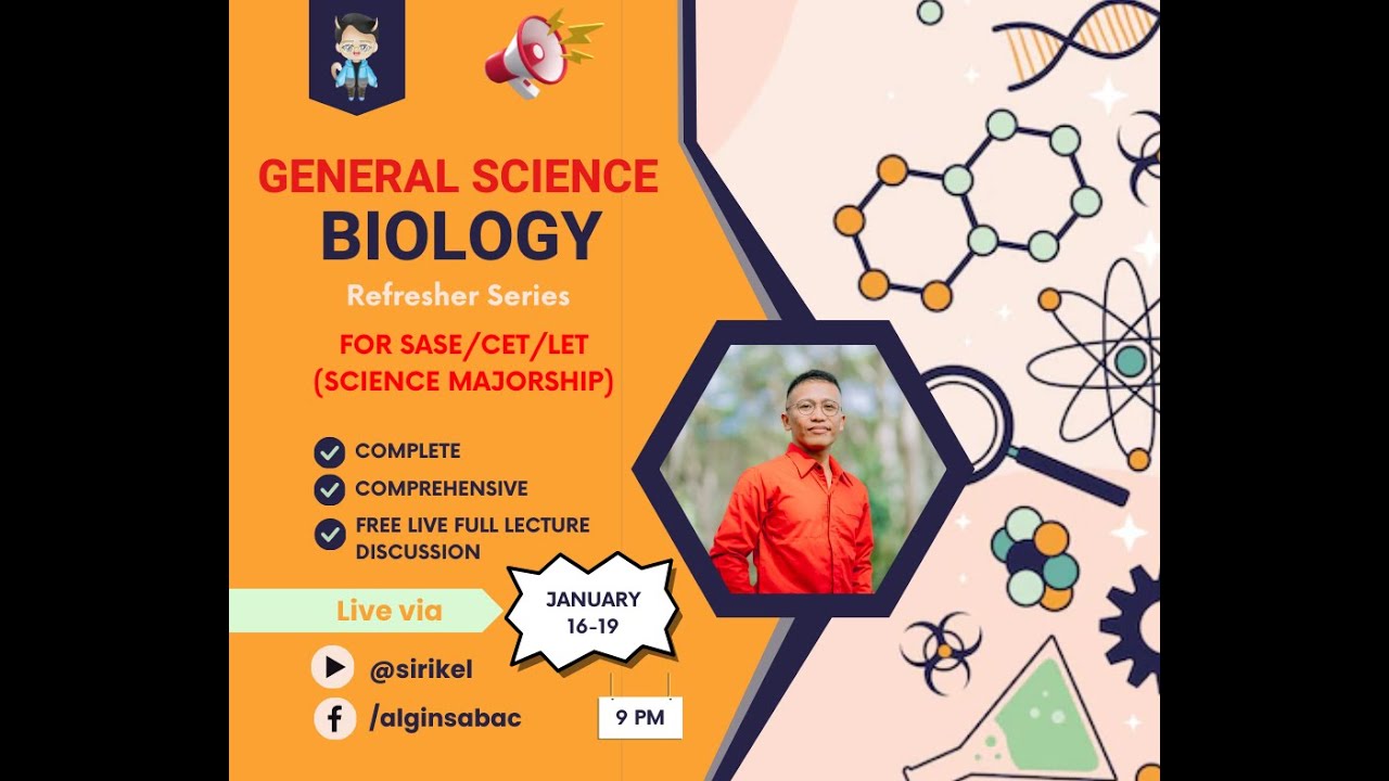 LET Science Majorship Refresher Series - Biology (Day 2)