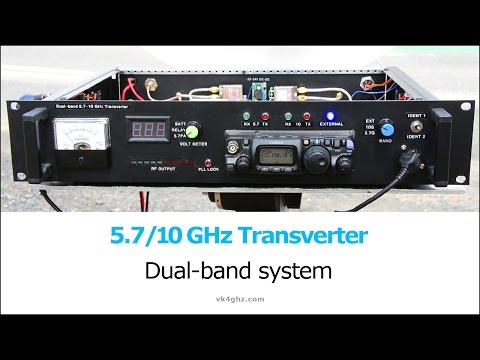 Dual-band 5.7/10 GHz microwave Transverter