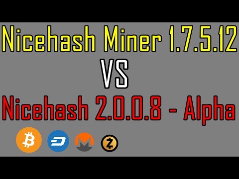 Nicehash Miner Vs Nicehash Alpha - Comparação