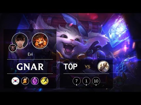 Gnar Top vs Kayle - KR Grandmaster Patch 9.19