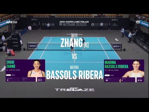 (6) Shuai Zhang (CHN) vs  (Q) Marina Bassols Ribera (ESP) - Game, Set, Match