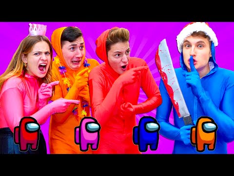 LET'S PLAY AMONG US IN REAL LIFE WITH OUR FRIENDS!!