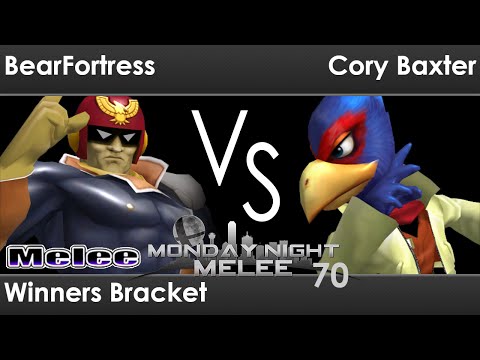 MNM 70 Melee - GLUE | BearFortress (C Falcon) vs Cory Baxter (Falco, Fox) - Winners Bracket
