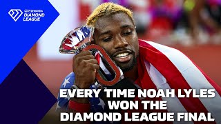 Noah Lyles and the Diamond League Final: Every Win - Wanda Diamond League
