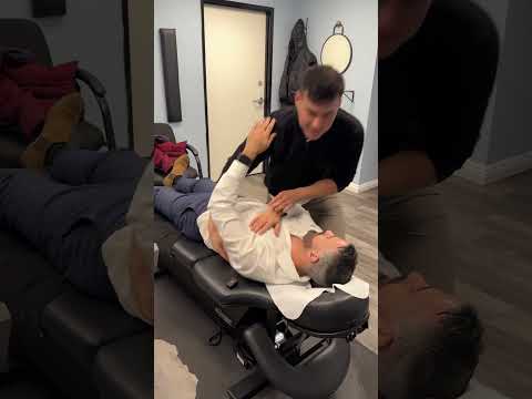 He’s a politician and campaigning in Irvine, so I cracked him at CleanSpine❤️