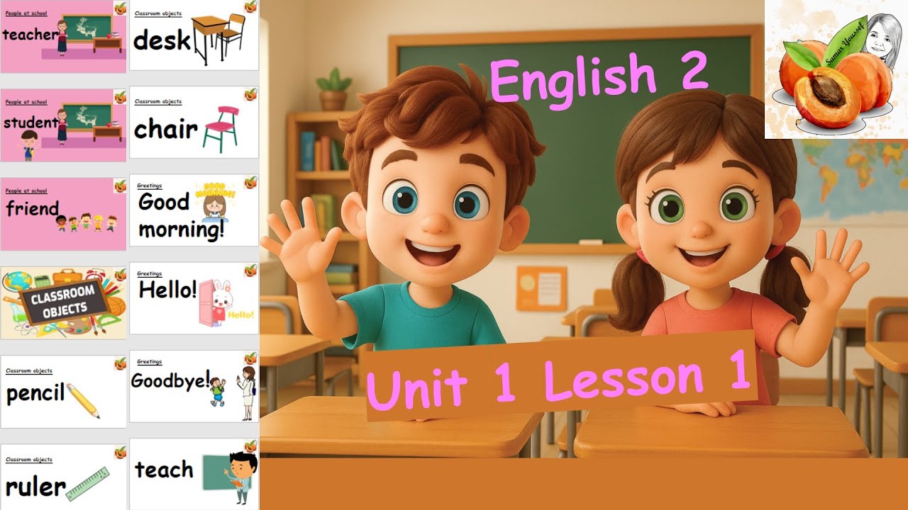 English grade 2 unit 1 Lesson 1 Greetings: Daily Classroom Roleplay