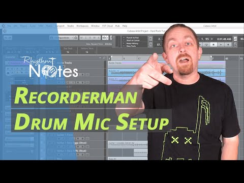 Recorderman Technique for Drum Mic Overheads