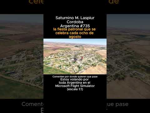 Saturnino M. Laspiur, Cordoba desde el Microsoft Flight Simulator #saturninomlaspiur #cordoba #msfs